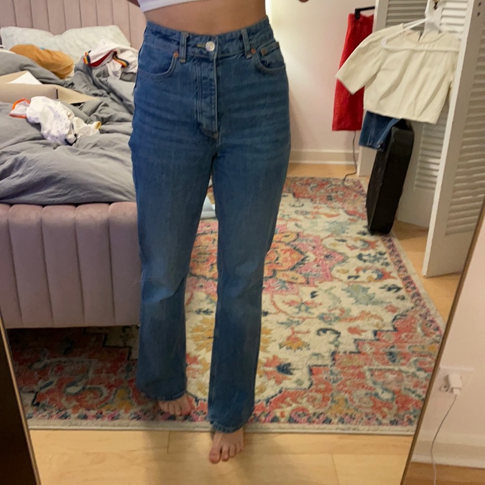 Zara slight flare jeans